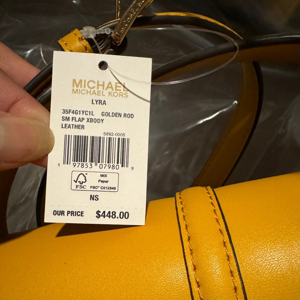 🌼 NWT! Michael Kors Marigold Crossbody - Picture 4 of 4